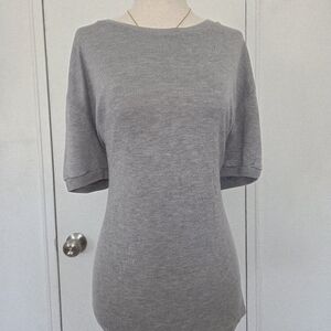 Zara Heather Gray Short Sleeve Tee